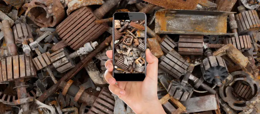 Scrap metal to get a recycling quote