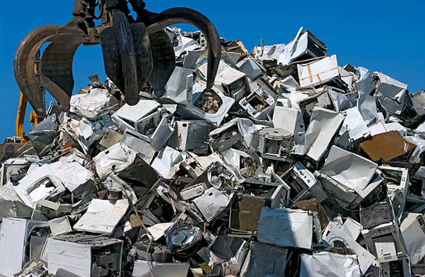 Scrap steel recycling facility