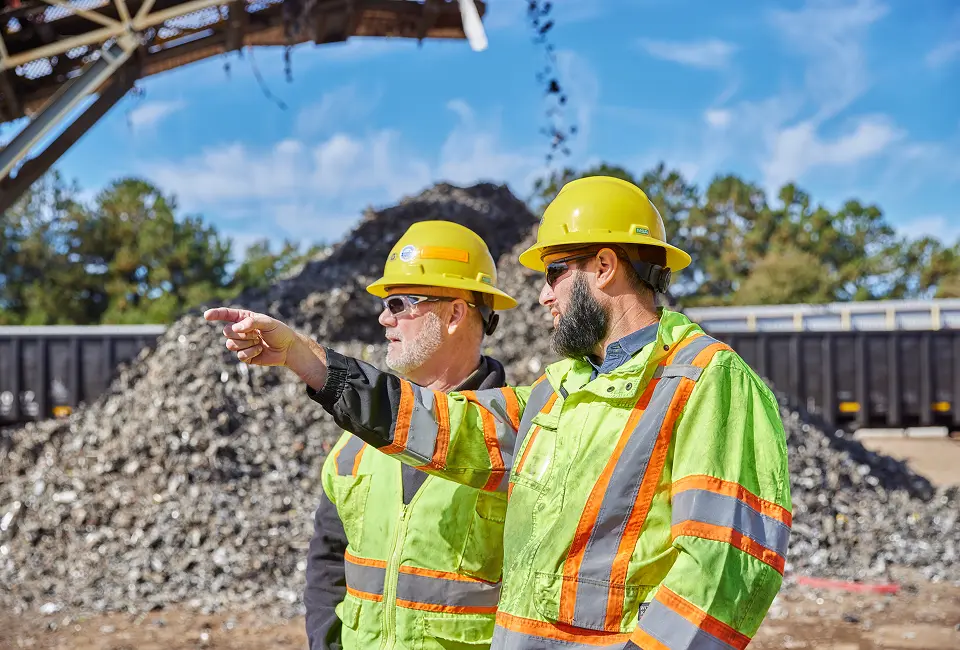 Scrap metal dealers managing yard operations