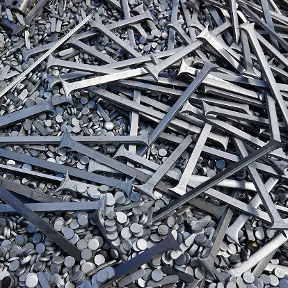 Bicycle and metal scrap