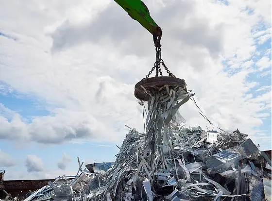 Nonferrous metal separation during scrap metal recycling process